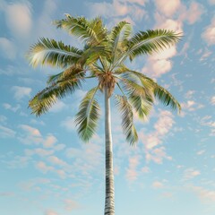 Palm Tree Front View