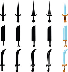 Sword and blade icons vol 2