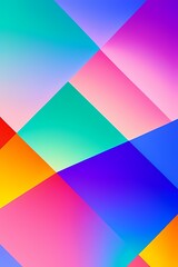 Obraz premium Modern vibrant geometric abstract trendy colorful background
