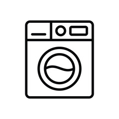 washing machine icon vector design template simple and clean