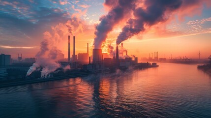 Obraz premium Solving the challenges posed by global warming and climate change