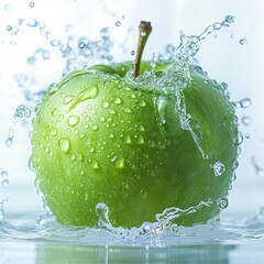 woda, jabłek, owoc, zieleń, plusk, jedzenie, swiezy, zdrowa, kropla, cytryna, rozpryskiwania, izolowany, biała, ciecz, mokry, falling, bezczelność, bańka, charakter, czysto, cytrus, dieta, cytryna, ru