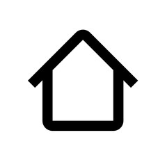 home icon on a white background