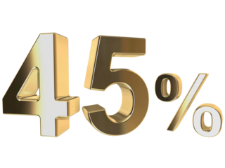 3d golden 45 percent sale