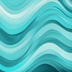 turquoise or light blue wavy pattern simple with a romantic impression abstract background