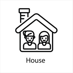 House Vector icon 