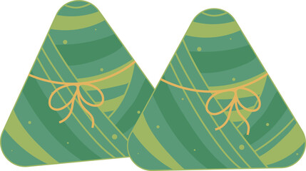 Traditional Zongzi Dumpling Food, Dragon Boat Festival Illustration Graphic Element