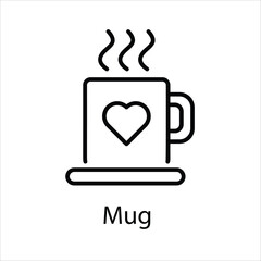 Mug  Vector icon