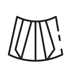 Casual Clothes Fashion Line Icon