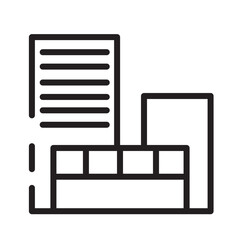 Buildings Factory Power Line Icon