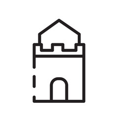City Great Landmark Line Icon