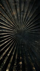 Obraz premium Grunge sunburst testure design with worn wall surface
