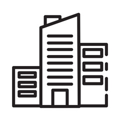 Startup Office Buildings Line Icon