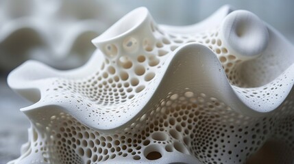 3D printing evolution in a futuristic interpretation of creative elements