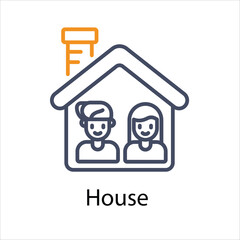 House Vector icon 