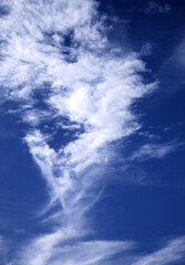 blue sky with clouds