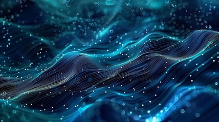 Digital Background Featuring Tech, AI, Data, and Audio Elements