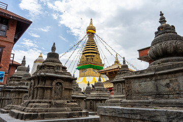 Stupa (Thupa) is a Sanskrit word used in ancient India and means storage, especially grains piled high in a circle.