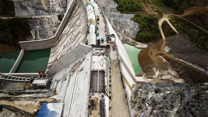 RCC dam Upper Wawa dam in Rizal Philippine