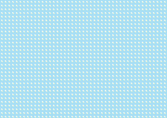 かわいいダブルドットパターンーパステルブルー