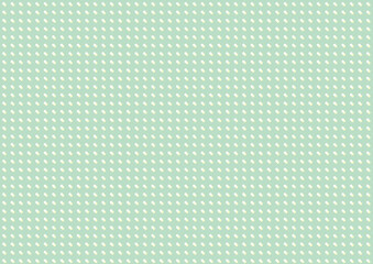 かわいいダブルドットパターンーミントグリーン