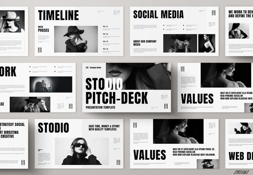 Pitch Deck Presentation Layout