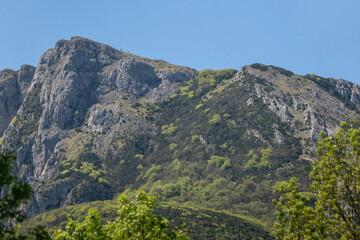 Naklejka premium mountains in the mountains