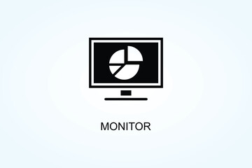 Monitor Vector  Or Logo Sign Symbol Illustration