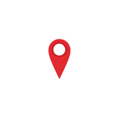 Fototapeta premium red pin location vector