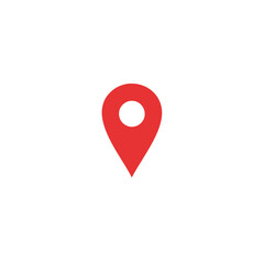 Fototapeta premium red pin location vector