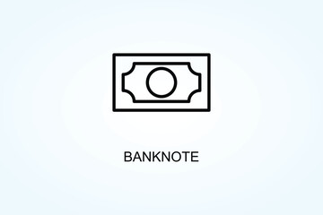 Banknote Vector  Or Logo Sign Symbol Illustration