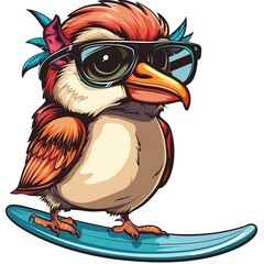 Bird surfer style fashion
