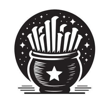 recommend clip art: French fries silhouette. French fries logo vector design isolated on white background.