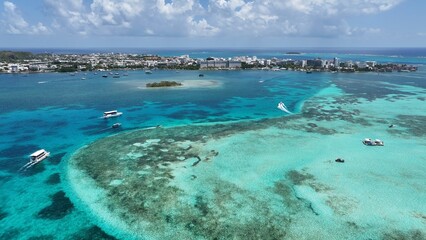 San Andres Island At San Andres Caribbean Island Colombia. Blue Bay San Andres Caribbean Island....