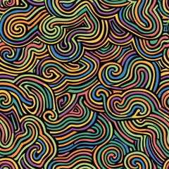 psychedelic seamless pattern.