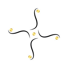 Beautiful vector illustration logo design