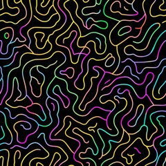psychedelic seamless pattern.