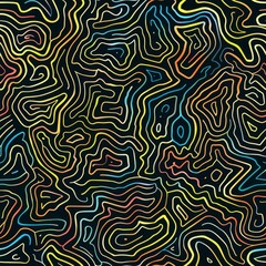 psychedelic seamless pattern.