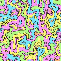 psychedelic seamless pattern.