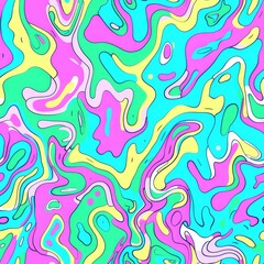 psychedelic seamless pattern.