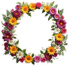 illustration of flower isolated on transparent background