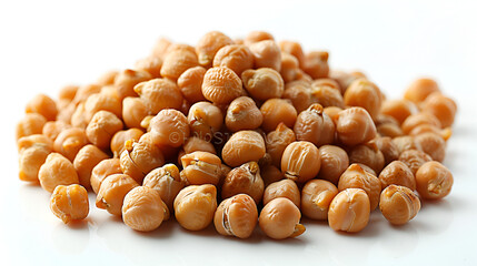 Boiled Chickpeas Isolated Object ,
Dry chickpeas in a glass bowl
