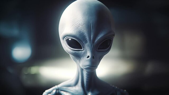 Alien. Alien extremely detailed and realistic high resolution 3d illustration of an extraterrestrial being	