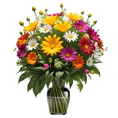 illustration of flower isolated on transparent background