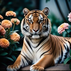 Fototapeta premium Tiger in the Forest