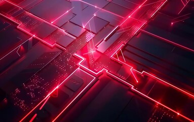 3D glowing red techno abstract background overlap layer on dark space with letter x effect decoration. Modern graphic design element future style concept for very beautiful banner, flyer, card, or bro