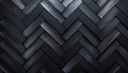 A black metal checkered pattern. The pattern is made up of squares and triangles