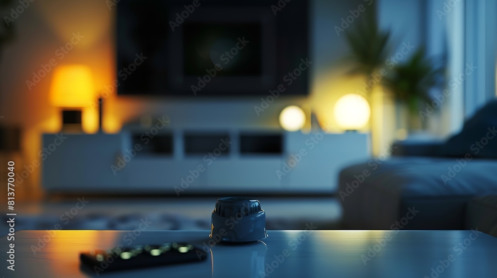 Poster smart home concept remote control and home management : generative ai