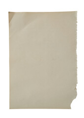 Fototapeta premium Off white paper peeled from a book