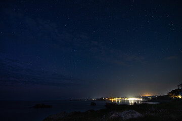 Photos de nuit sur la côte bretonne - France